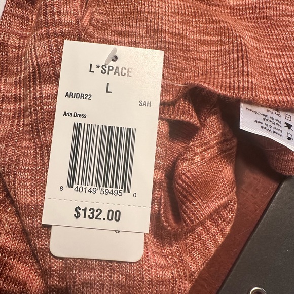 🤎 L*Space Aria Cover-Up Dress NWT Sz L MSRP $132 - Picture 7 of 10